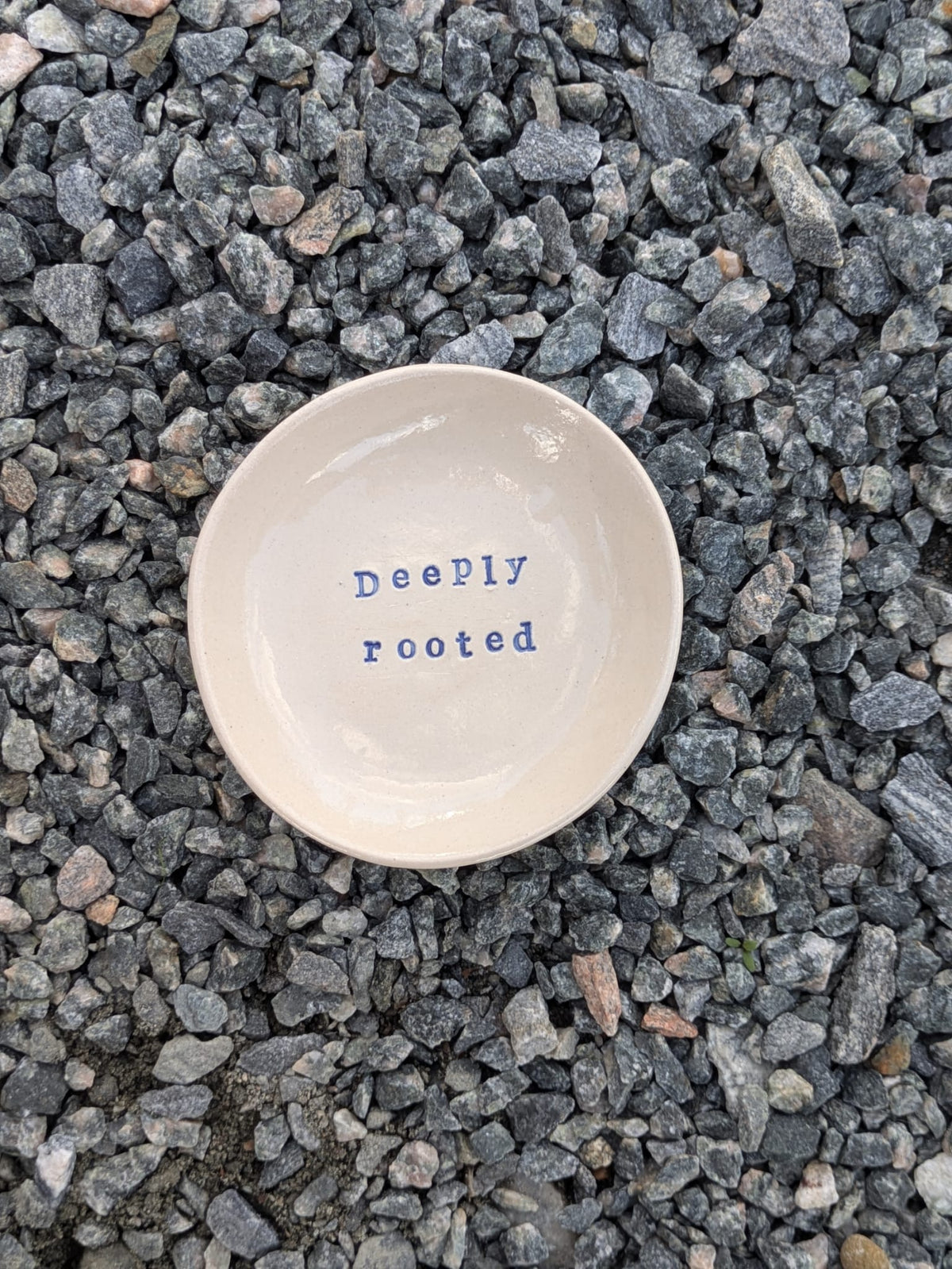 Deeply Rooted Round Trinket Tray