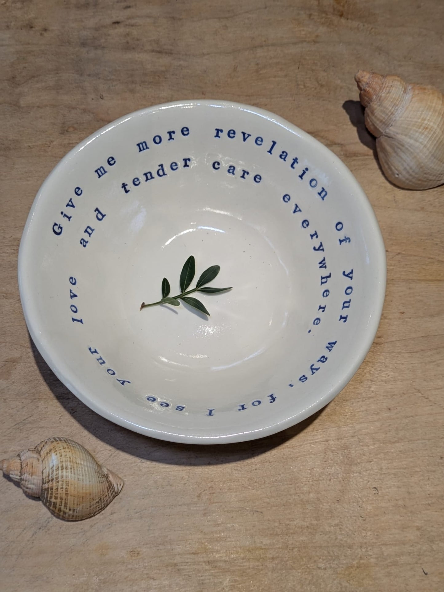 Odelia Porridge Bowl: Give me more revelation of your ways
