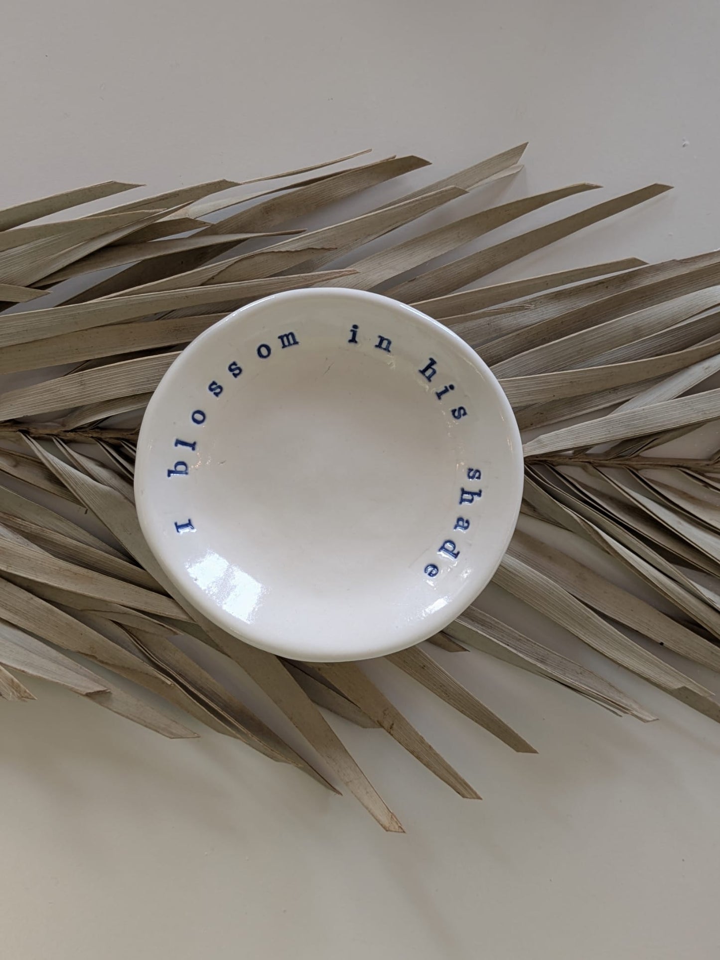 “Ahava” Ring Dish:I blossom in his shade