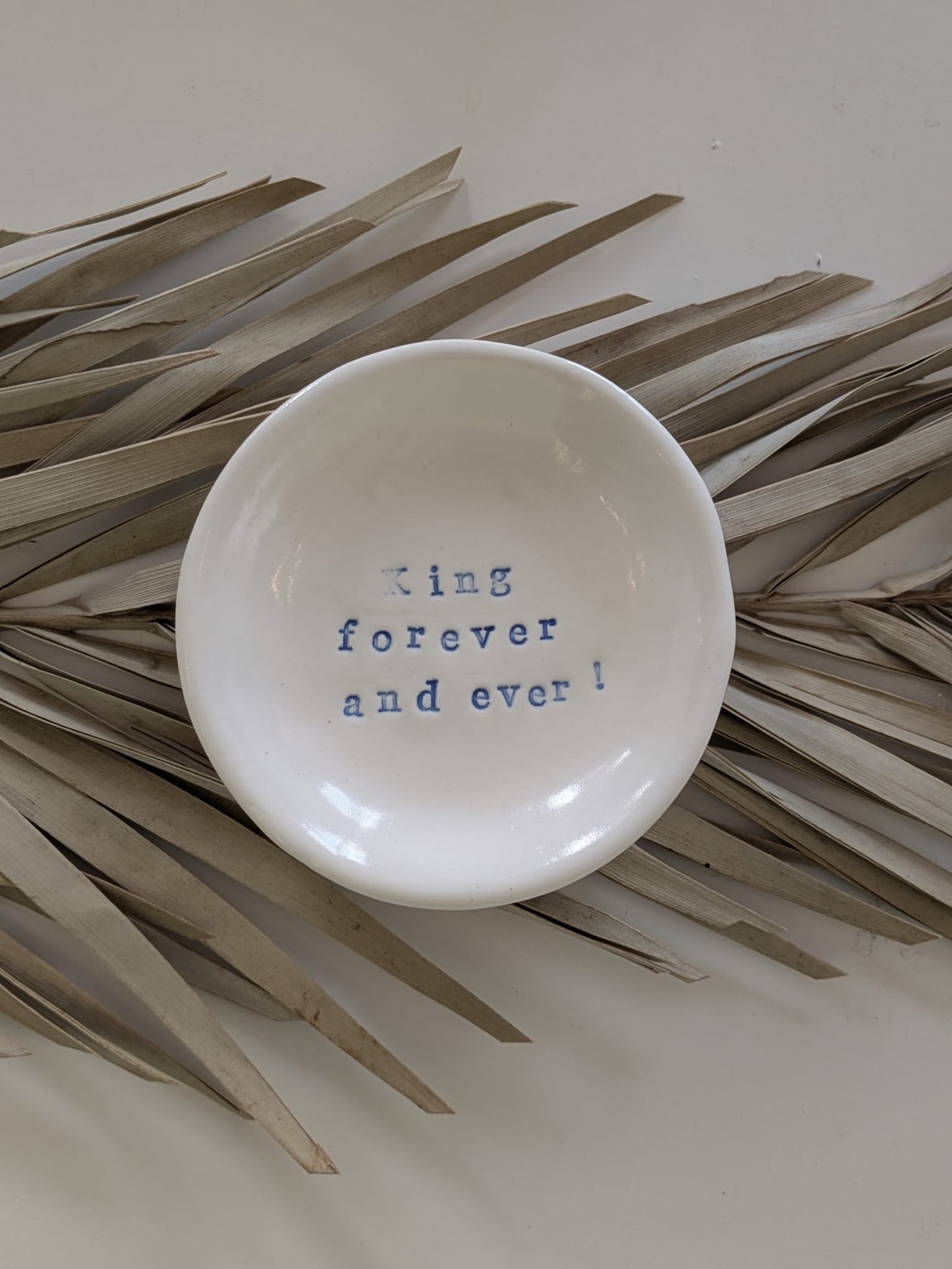 “Ahava” Ring Dish: King forever and ever!