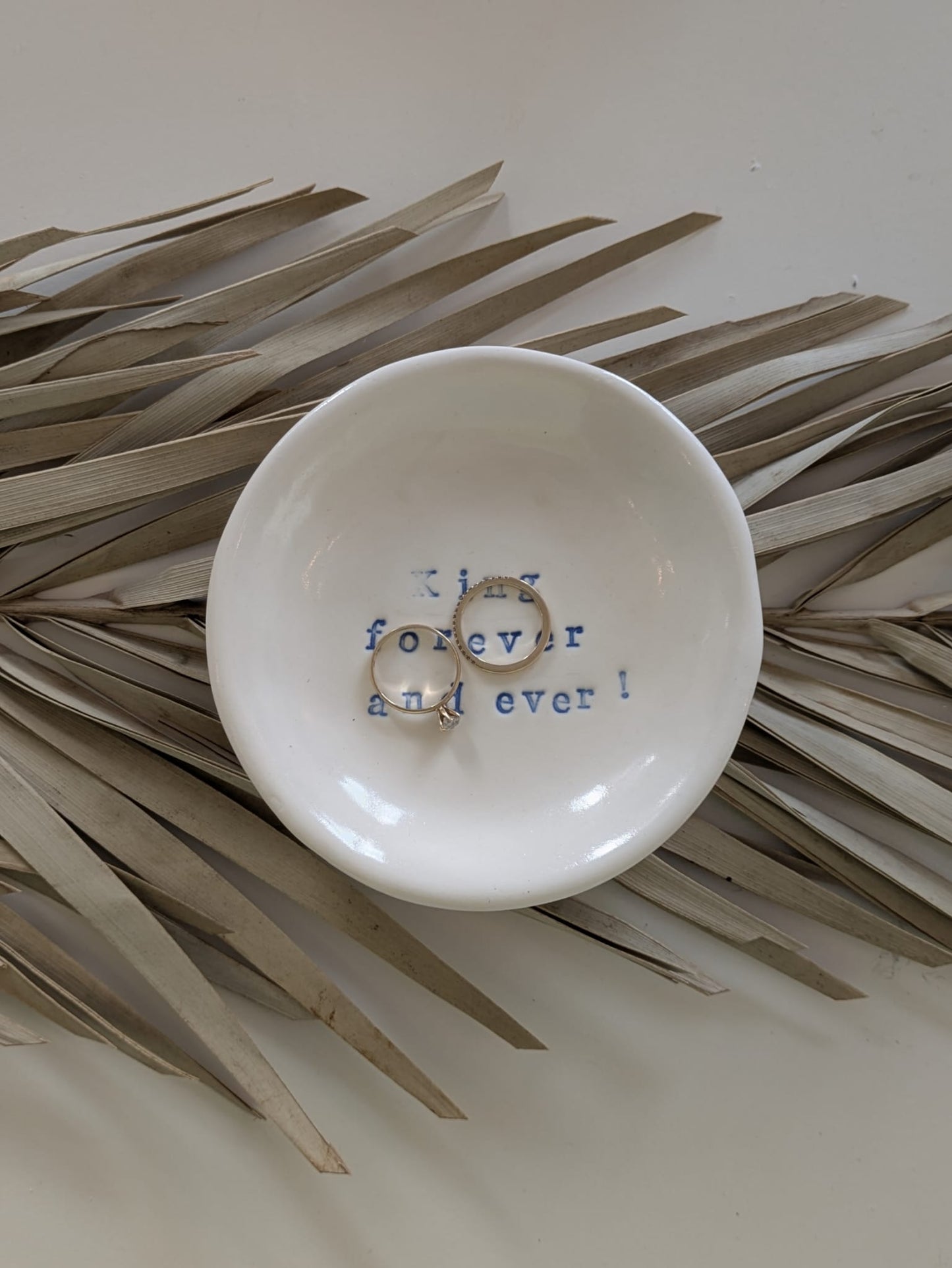 “Ahava” Ring Dish: King forever and ever!