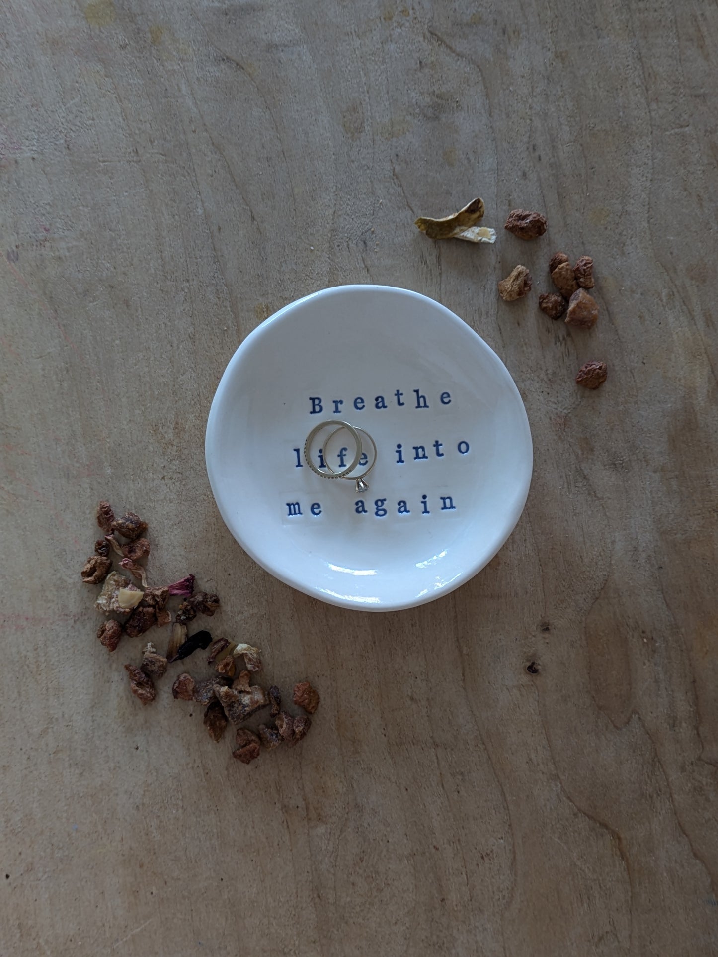 “Ahava” Ring Dish: Breathe life into me again