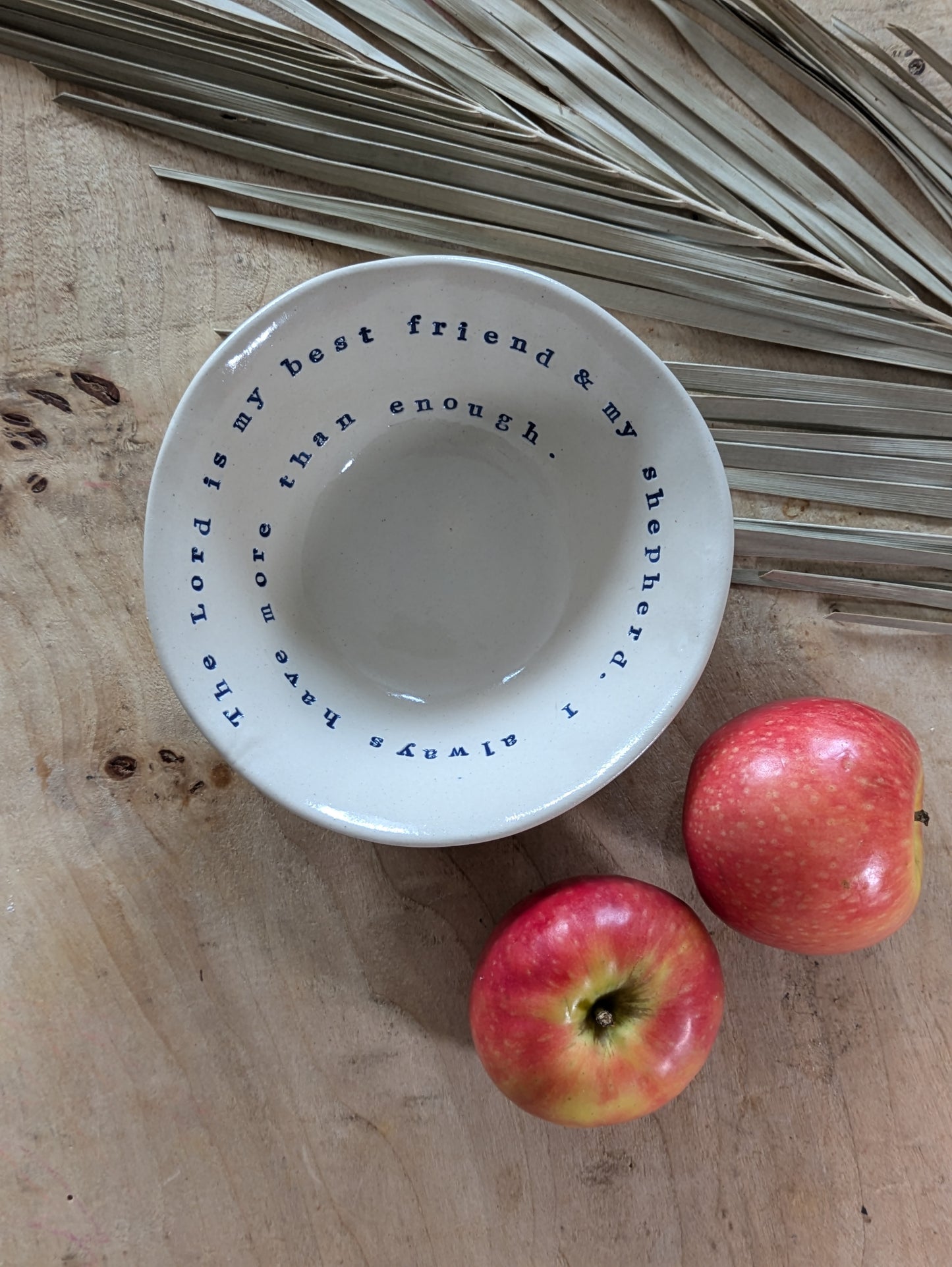 Odelia Porridge Bowl: The Lord is my best friend.