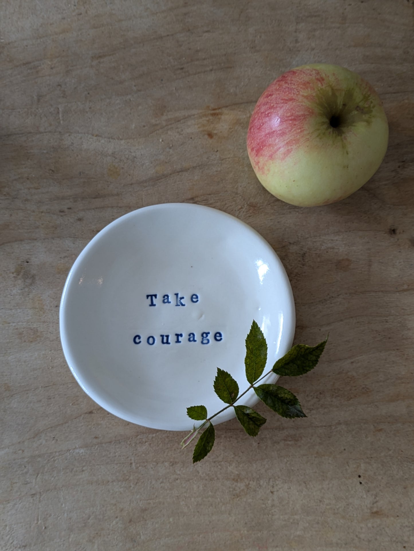 “Ahava” Ring Dish:Take Courage