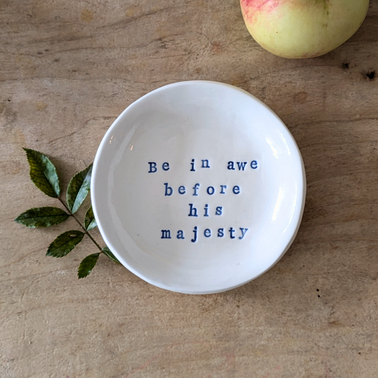 “Ahava” Ring Dish: Psalm 29:1