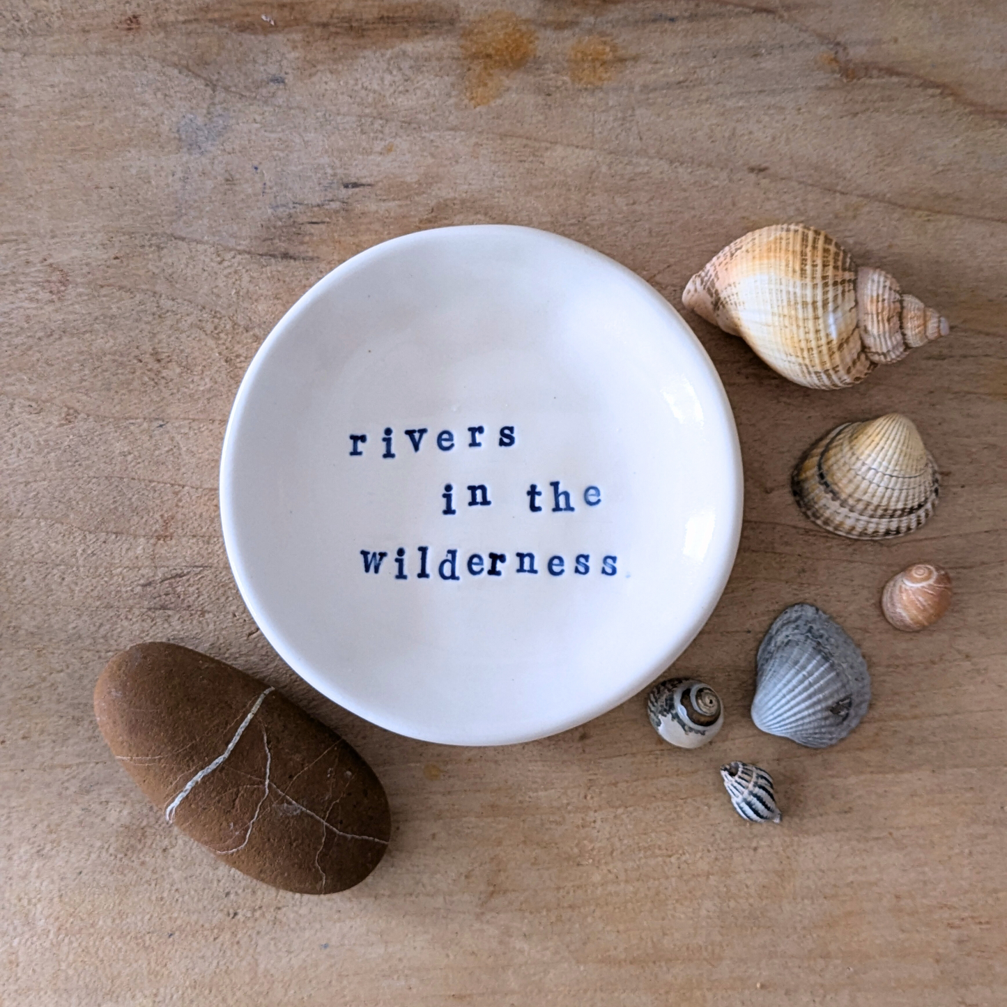 “Ahava” Ring Dish: Isaiah 43:20
