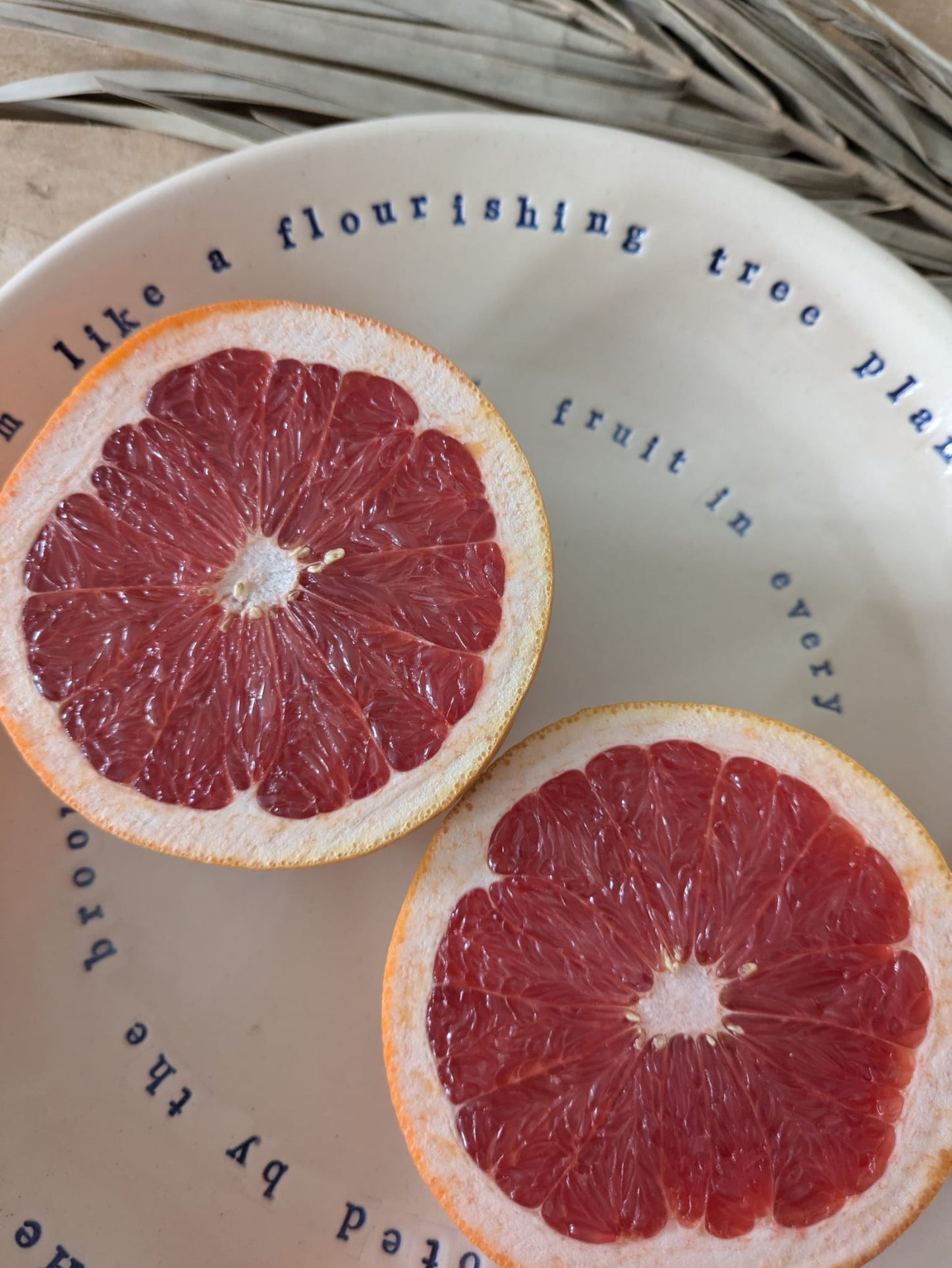 “Carmel” Salad Bowl : He will be standing firm like a flourishing tree