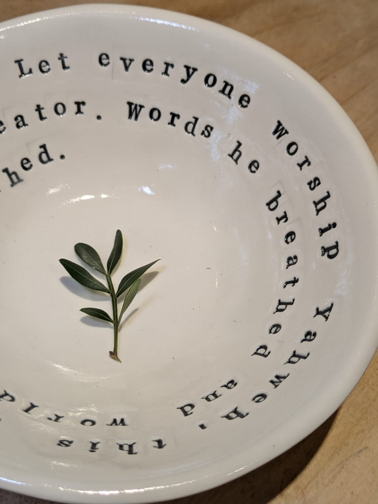 Odelia Porridge Bowl: Let everyone worship Yahweh