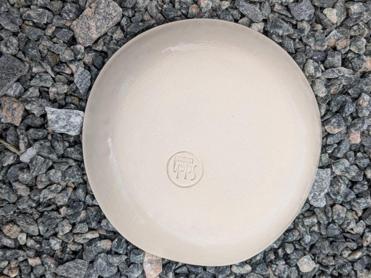 Pasta Bowl – "I Am Yahweh, Your God" | Hand-Stamped Ceramic Bowl