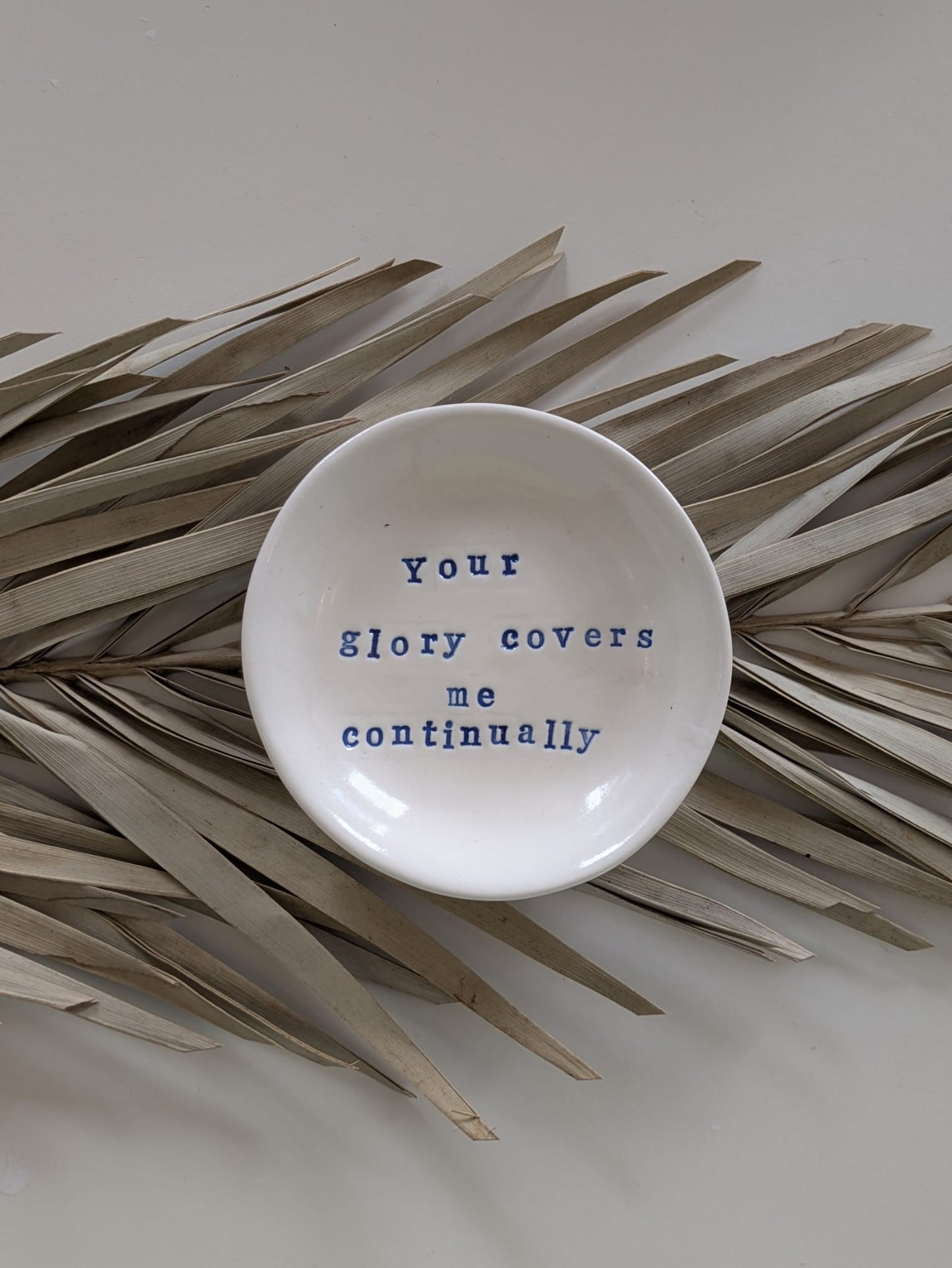 “Ahava” Ring Dish: Your glory covers me continually