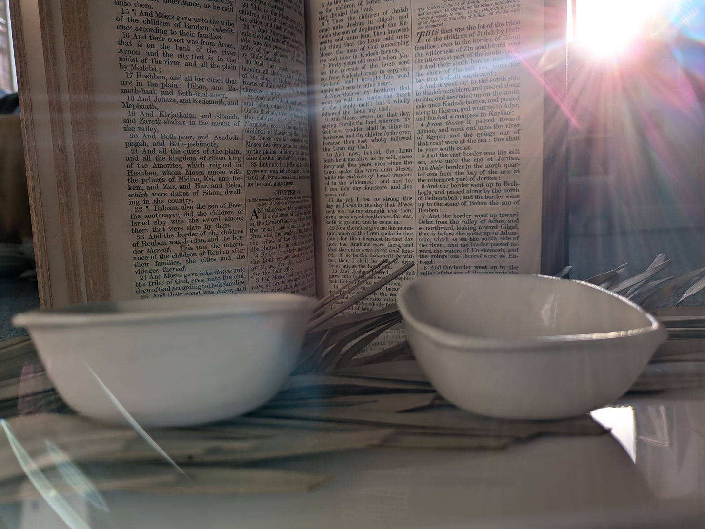 Neriah Mini Square Handcrafted Bowl: by the blood
