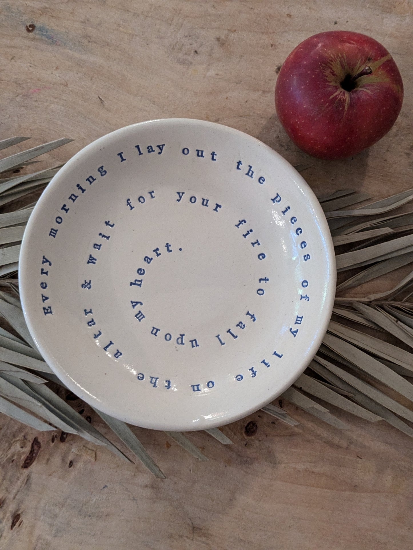 Jada Pasta Bowl: Every morning I lay out the pieces of my heart