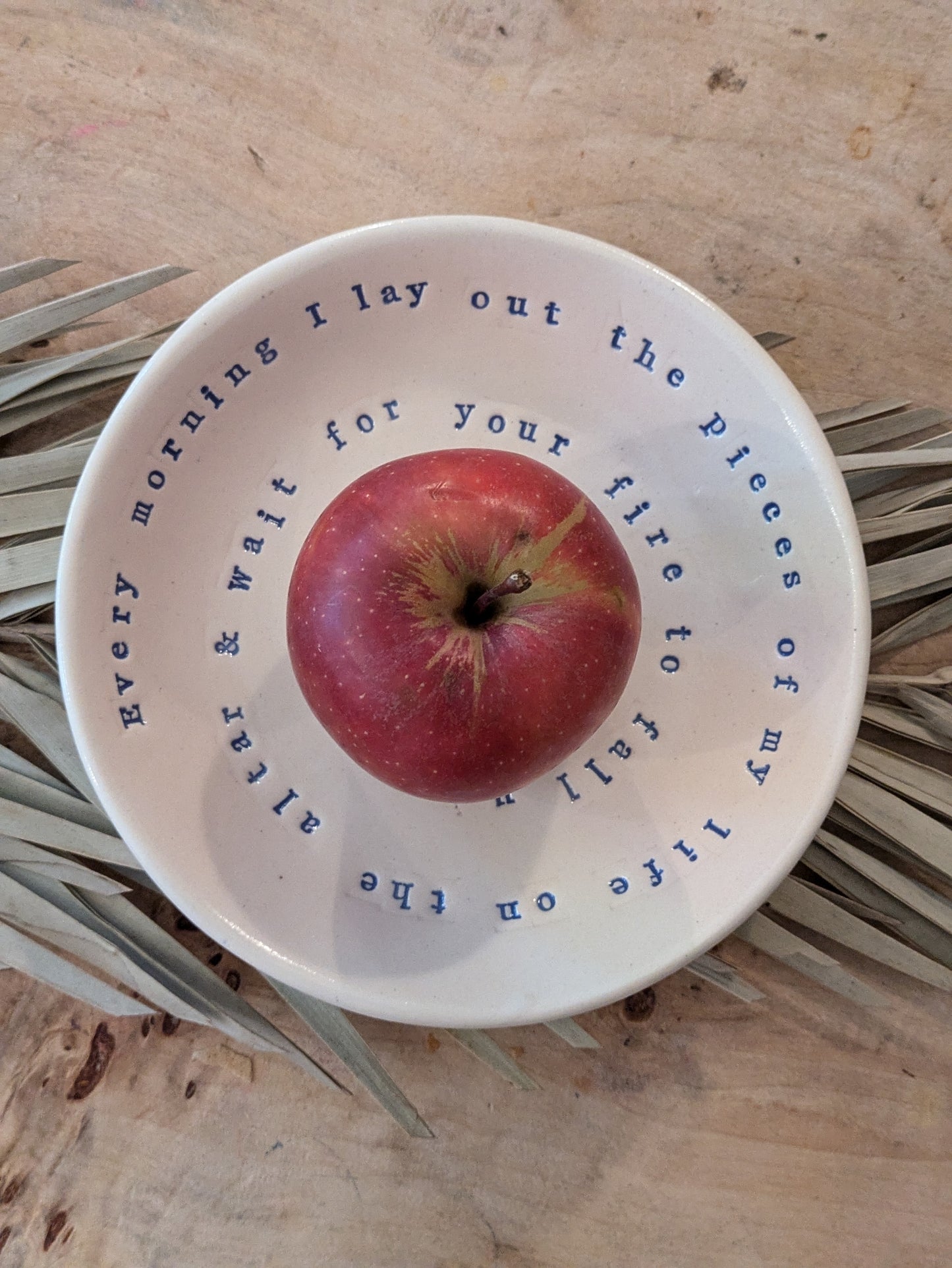Jada Pasta Bowl: Every morning I lay out the pieces of my heart