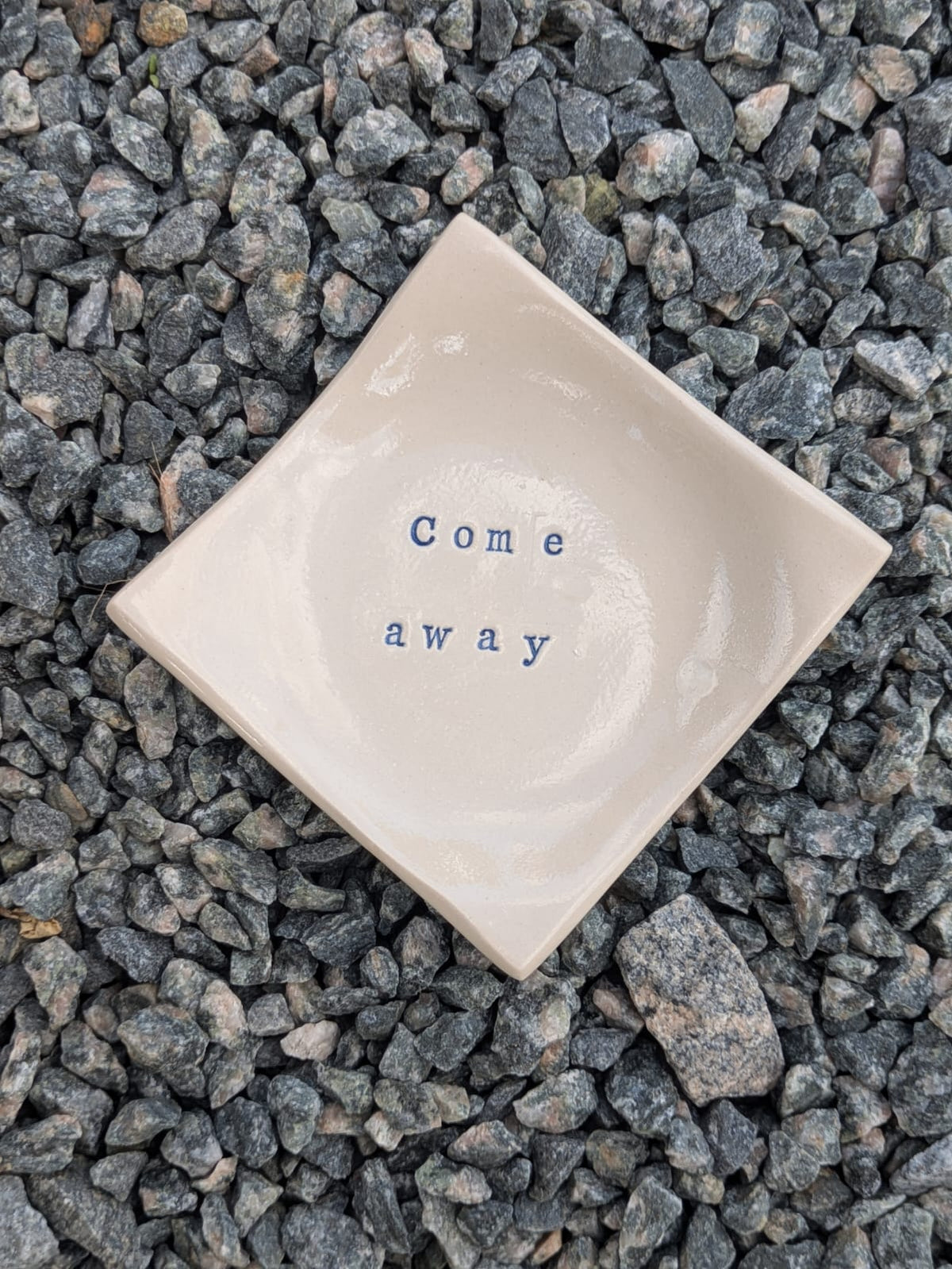 Square Trinket Tray – Come Away