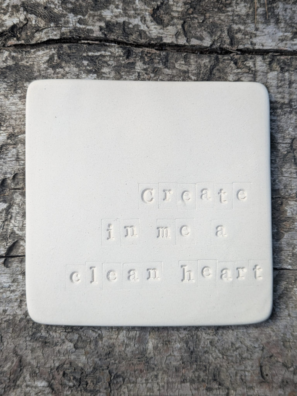 Create In Me A Clean Heart Truth Tile