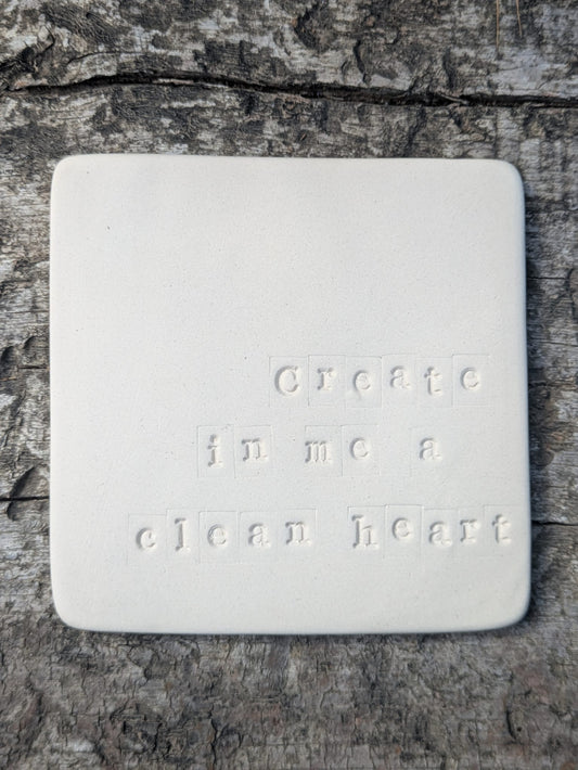 Create In Me A Clean Heart Truth Tile