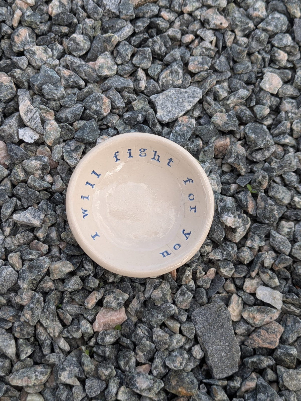 I Will Fight For You Mini Ring Bowl