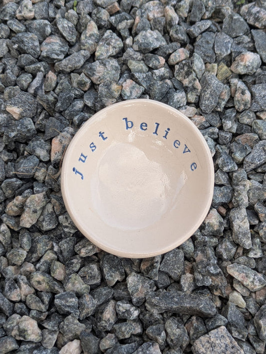 Just Believe Mini Ring Bowl