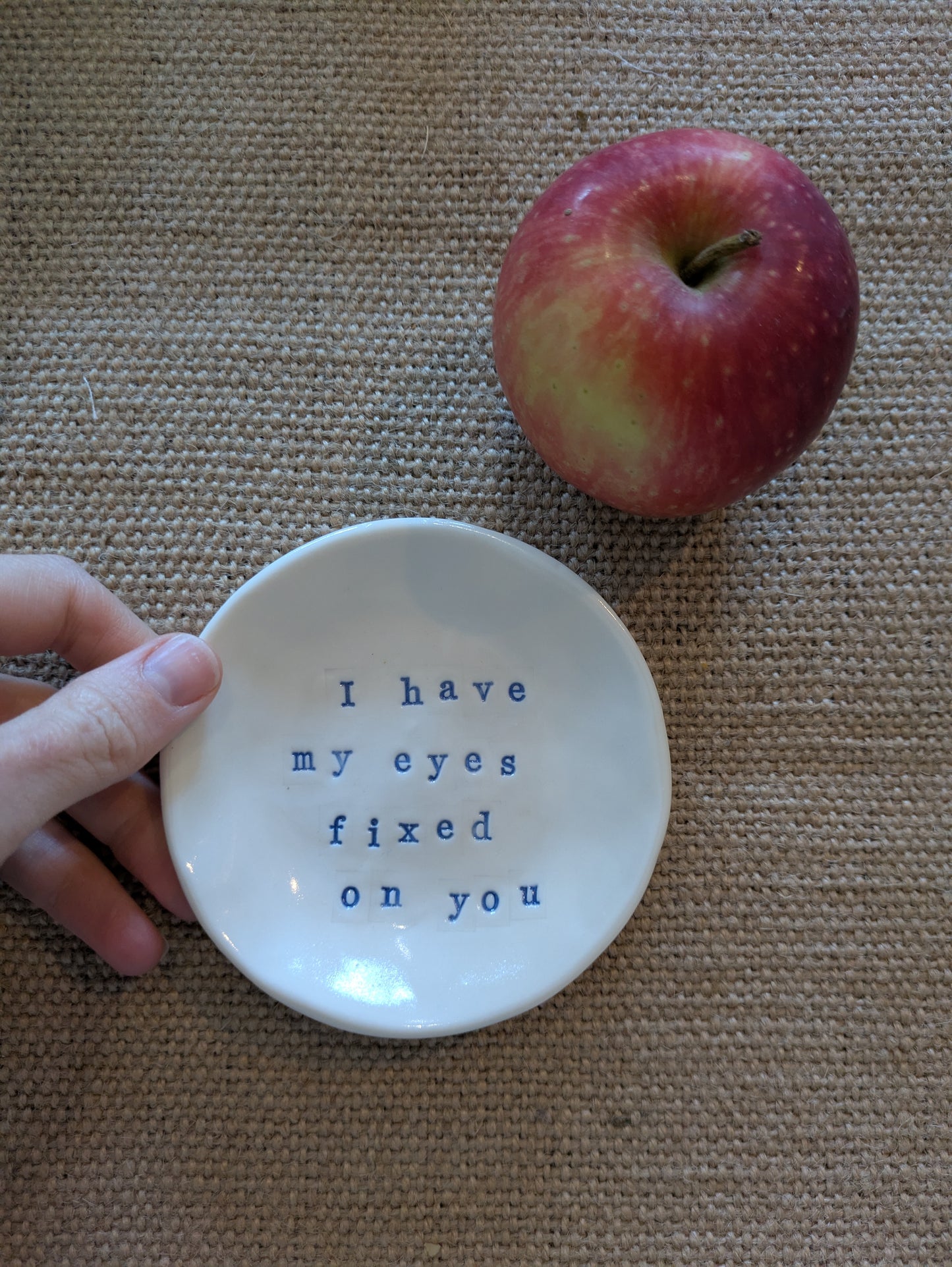 “Ahava” Ring Dish: I have my eyes fixed on you