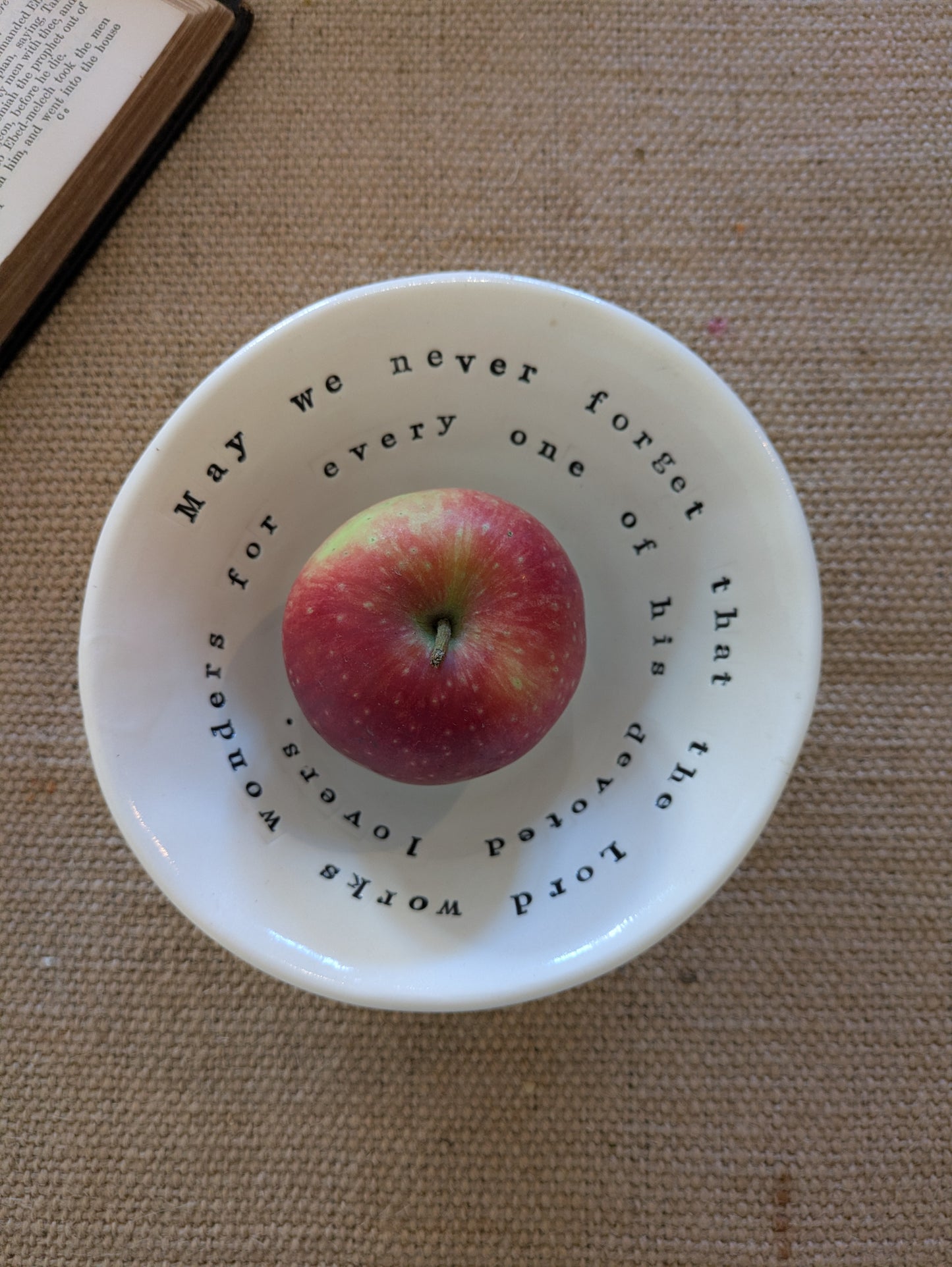 Odelia Porridge Bowl: May we never forget that the Lord works wonders