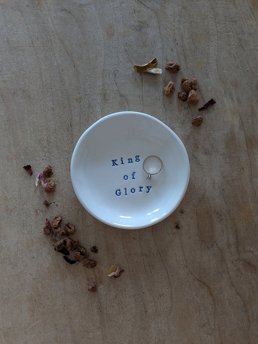 “Ahava” Ring Dish: King of Glory