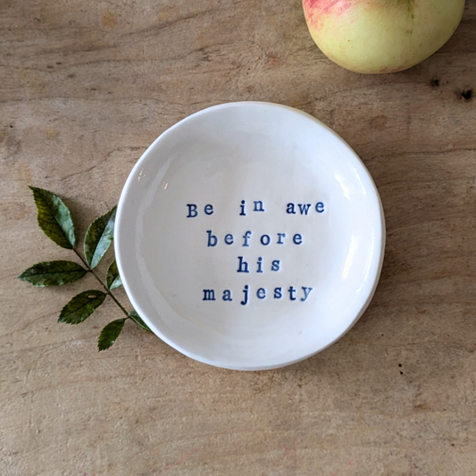 “Ahava” Ring Dish: Psalm 29:1