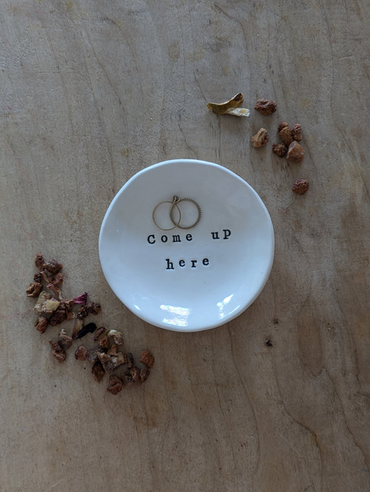 “Ahava” Ring Dish: Come up here