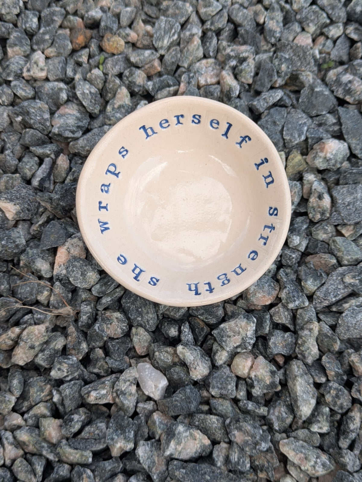 Mini Ring Bowl – She Wraps Herself In Strength