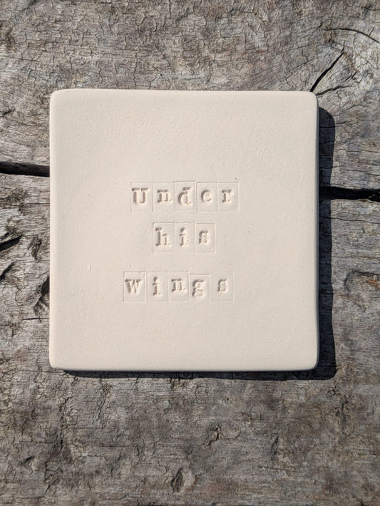 Under His Wings Truth Tile