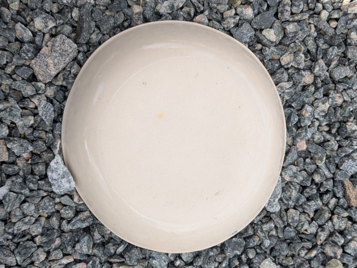 Pasta Bowl – "Flowers Appear On The Earth" | Hand-Stamped Ceramic Bowl
