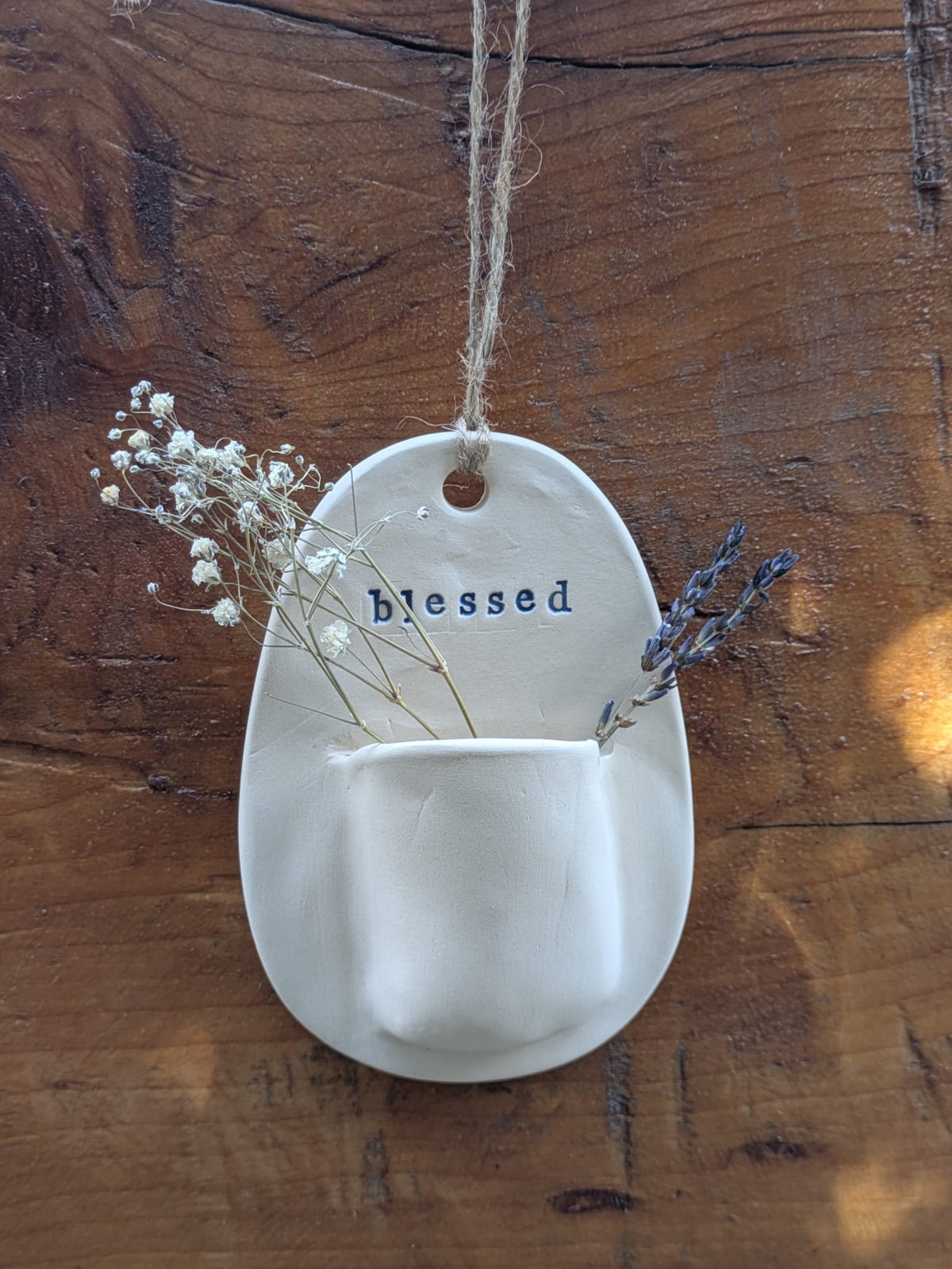 Blessed Wall Vase