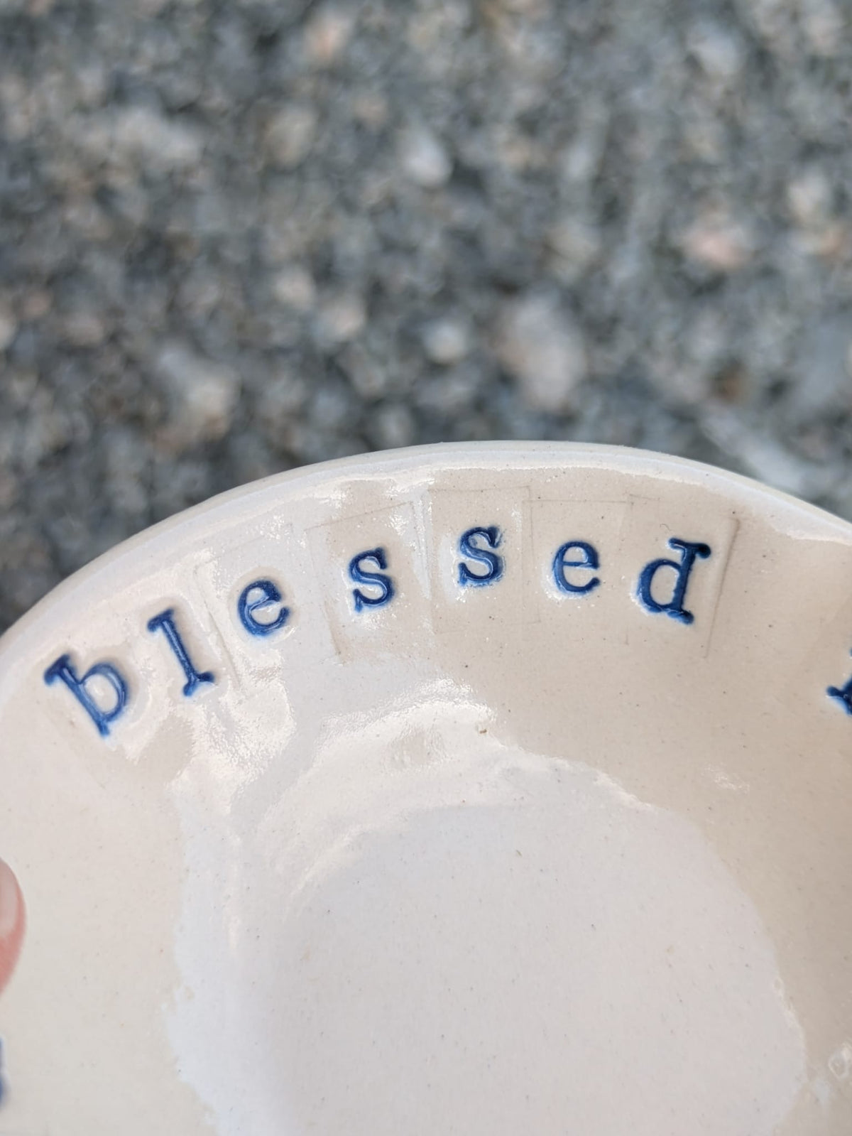 Blessed Is She Who Believed Mini Ring Bowl