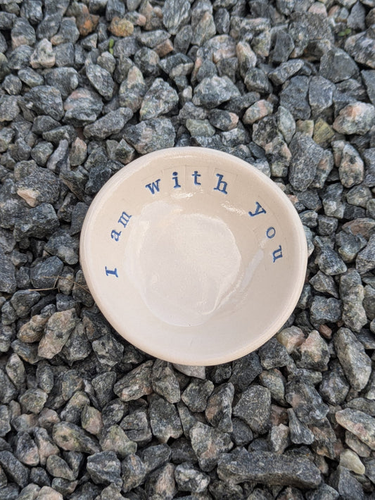 I Am With You Mini Ring Bowl