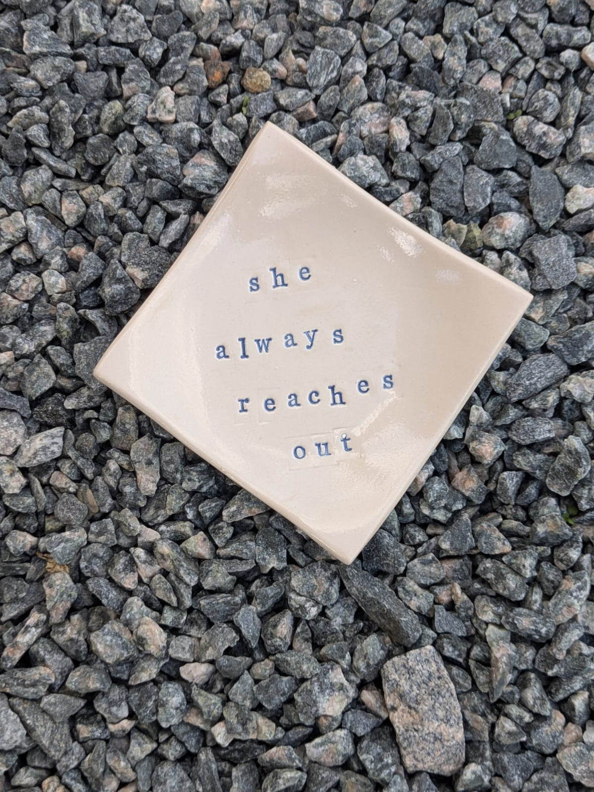 Square Trinket Tray – She Always Reaches Out
