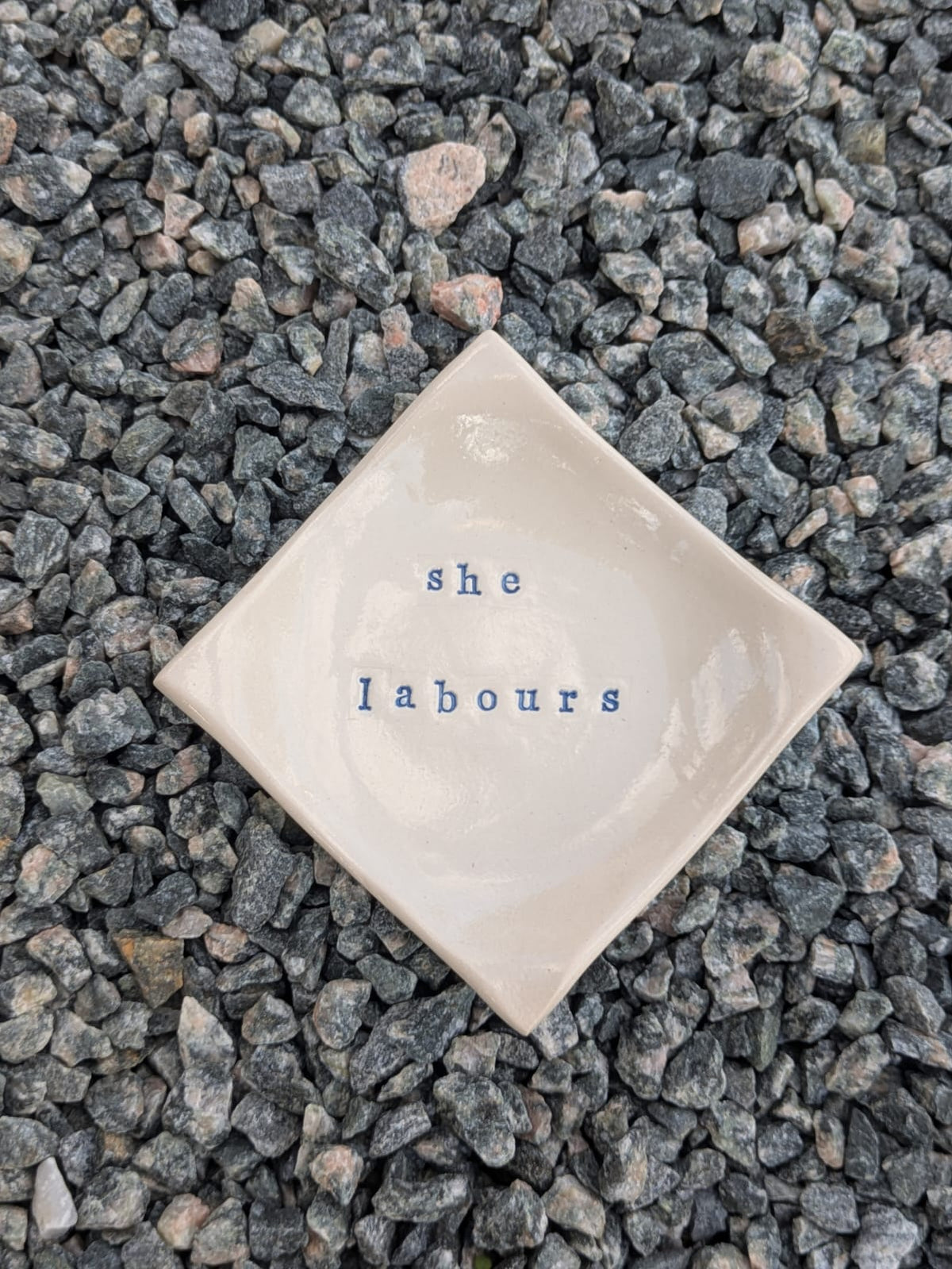 Square Trinket Tray – She Labours