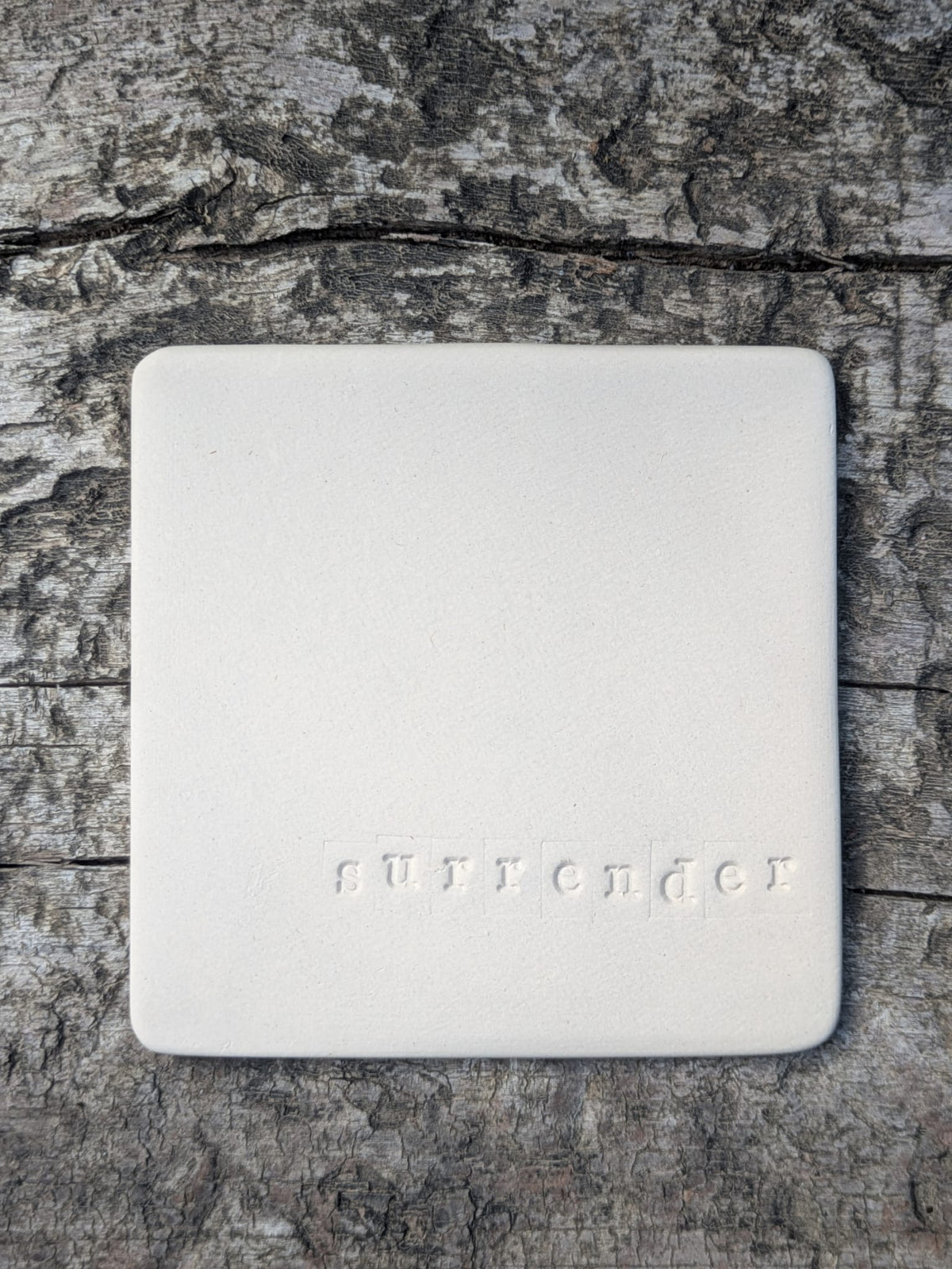 Surrender Ceramic Truth Tile