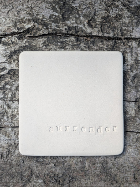 Surrender Ceramic Truth Tile