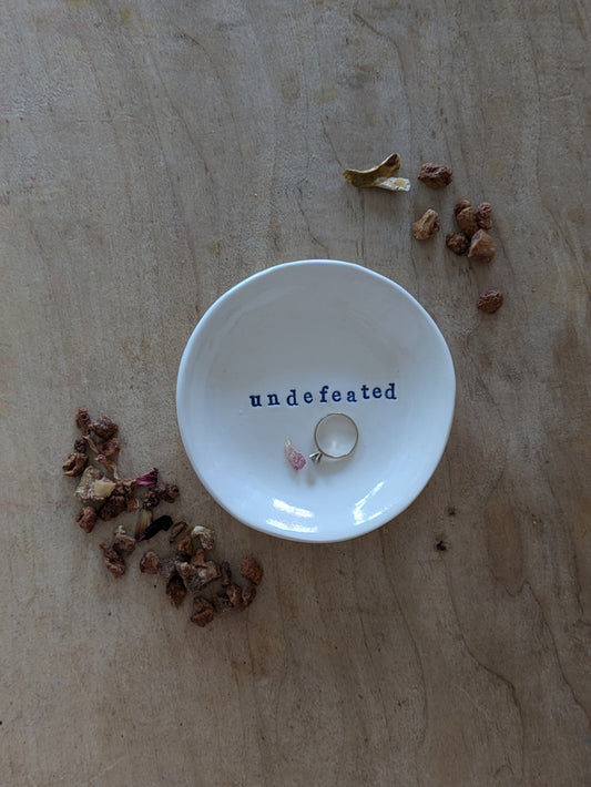 “Ahava” Ring Dish: Undefeated